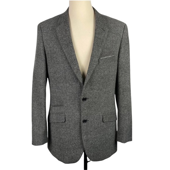 Allan Flusser Other - Alan Flusser Gray Two Button Suit Jacket Size 44L